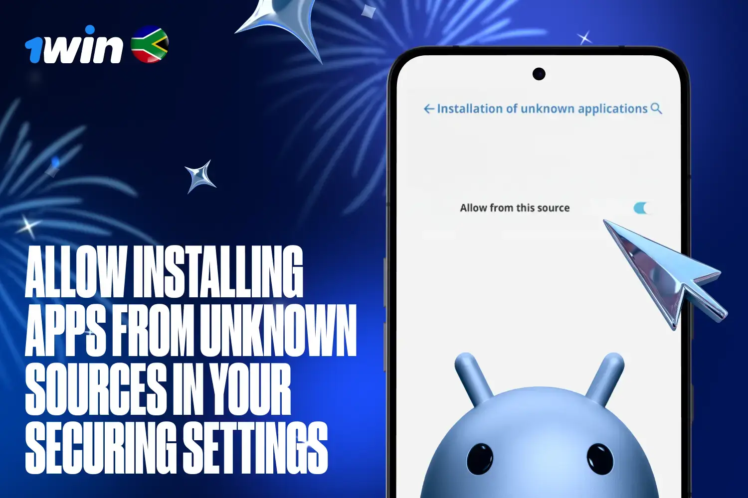 Step 3 showing security settings to allow unknown sources installation